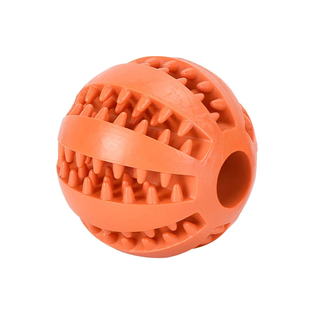 HOT SALE🔥🔥Interactive Rubber Dog Toy Ball: Chew, Treat, & Tooth Cleaning